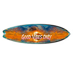 Good Vibes Only Surfboard Wall Art by G. DeBrekht – Handcrafted Coastal Decor for Beach House & Tropical Interiors – 8490145HS