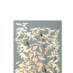 Metal Wall Fountain Outdoor Cut Leaf Panel Backlit